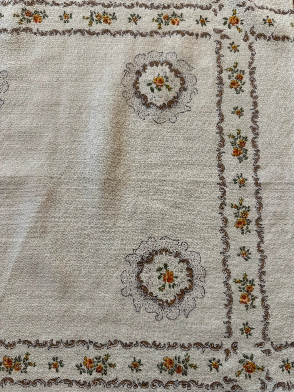 12 Vintage 1950’s Cream Cotton/Rayon Blend Napkins - Classic Home Dining